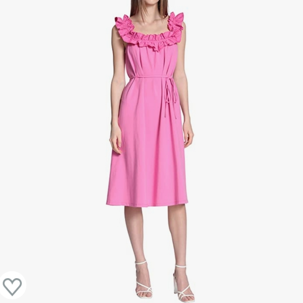 NWOT Donna Morgan Cotton Pink Dress